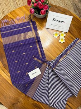 Checks Maheshwari Silk Saree