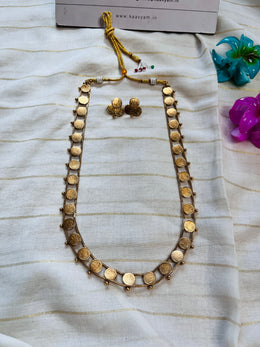 Coin Layer Haaram & Earrings