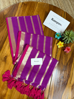 Regal Stripes Mul Cotton Saree