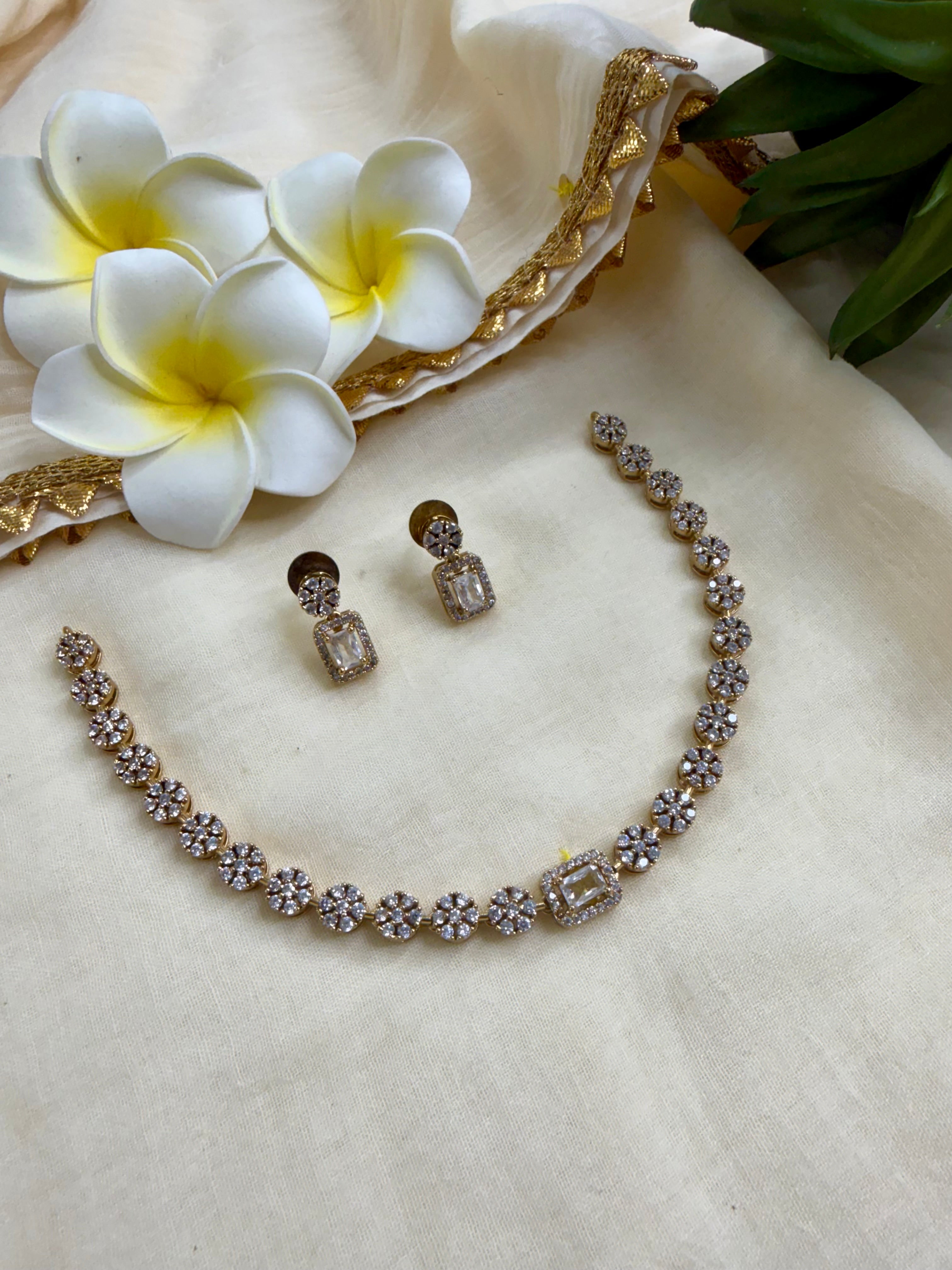 One Line AD Necklace
