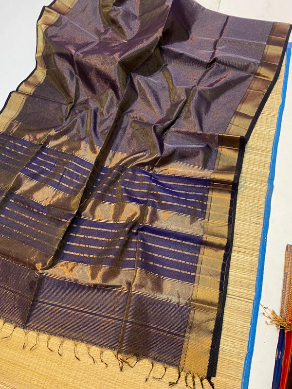 Tissue Maheswari Silk Saree