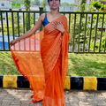 Stripes Border Mul Cotton Saree