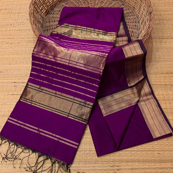 Maheswari Zari Border Saree