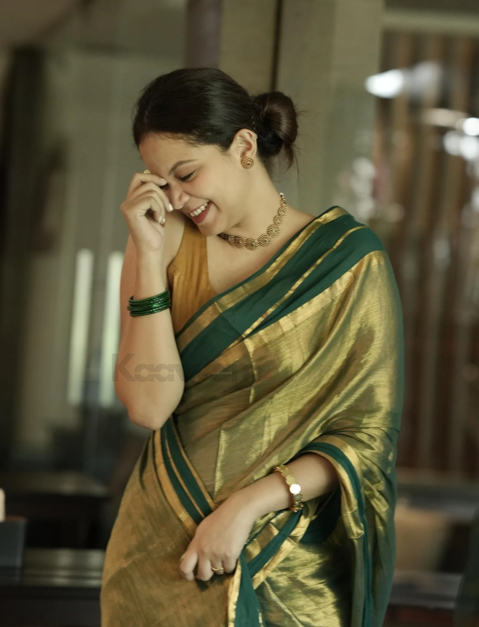 Tissue Mul cotton Saree
