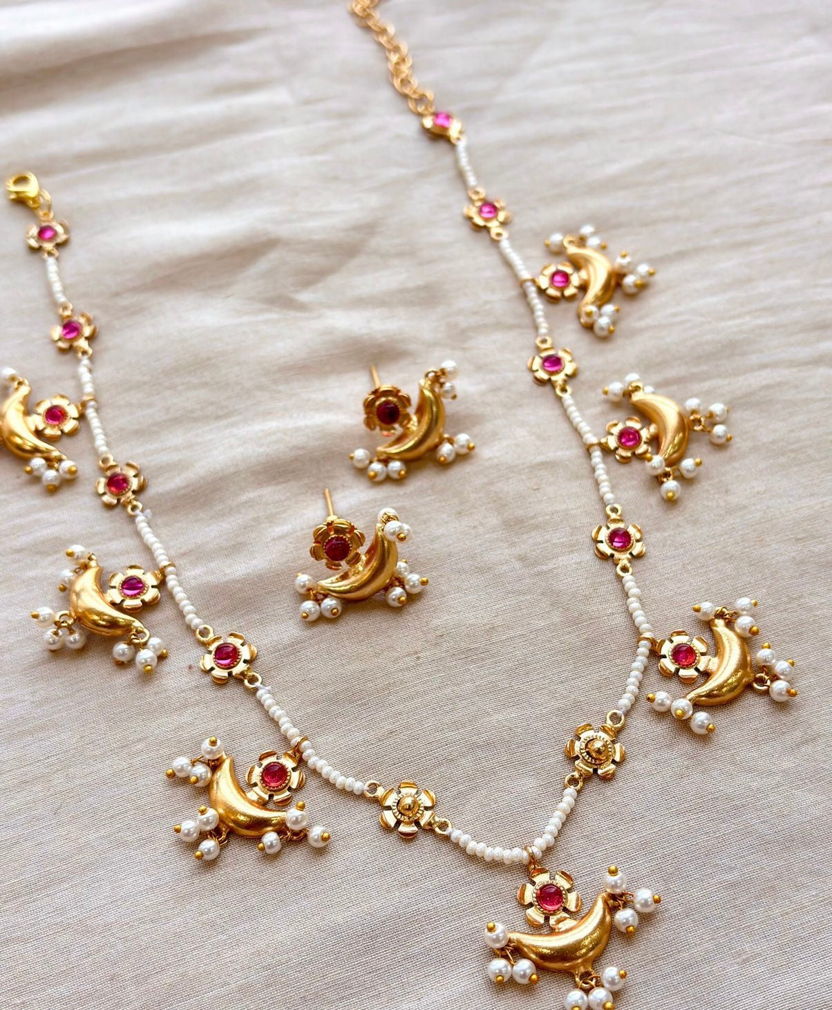 Pearl Moon Necklace