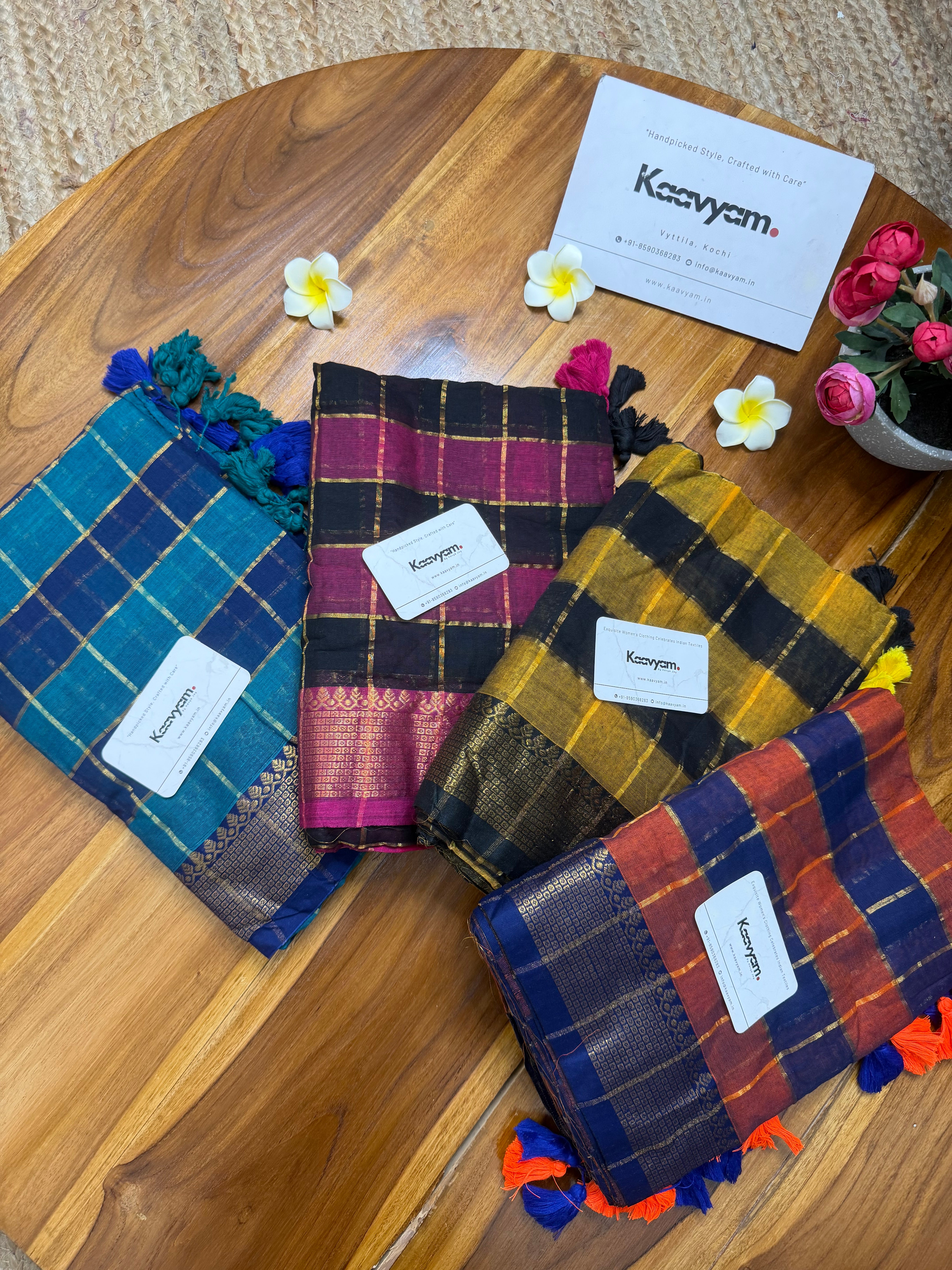 Pattarai Kanchi Checks Saree