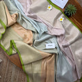 Leaf Line Tissue Silk Saree