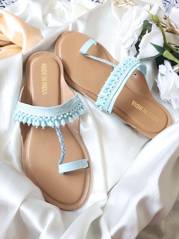 PEARL TOE RING FLATS