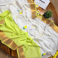 Neon Tulip Kasav Saree
