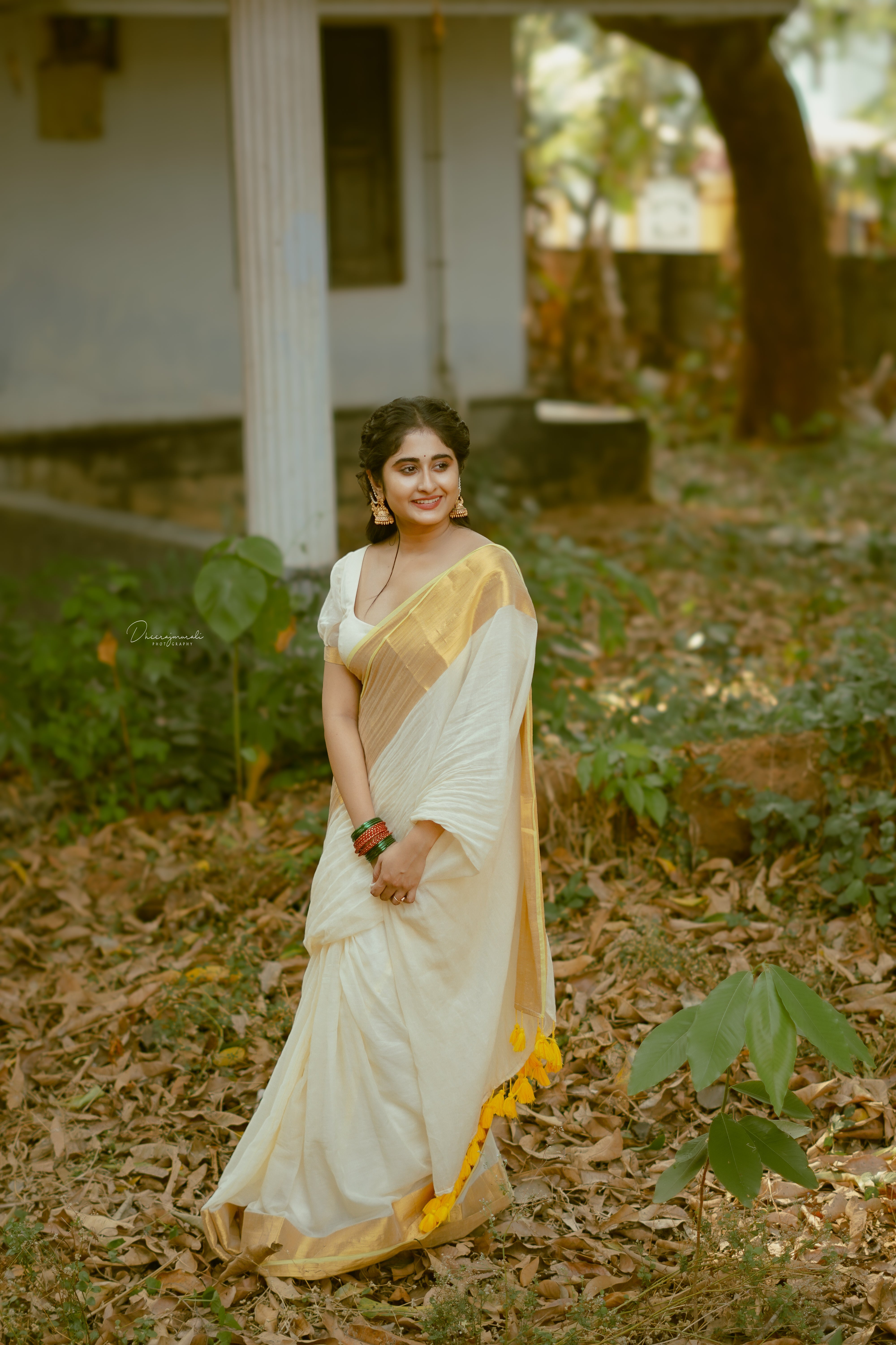Kerala Kasav Mul Cotton Saree