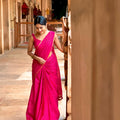 Kerala Kasav Check Mul Cotton Saree