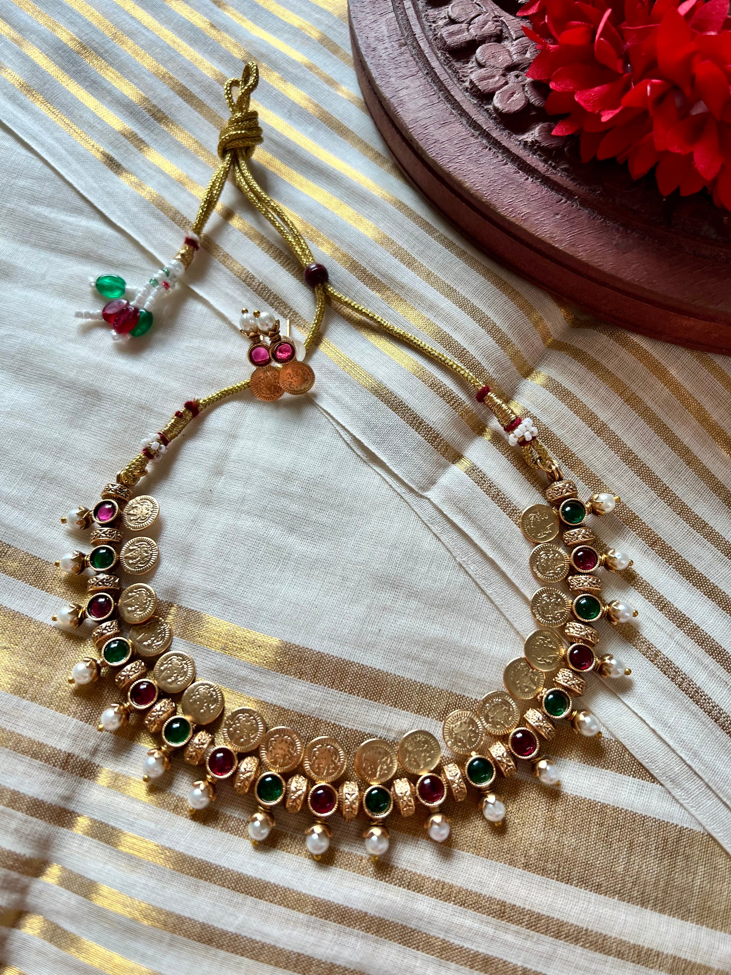 Pearl Coin Necklace