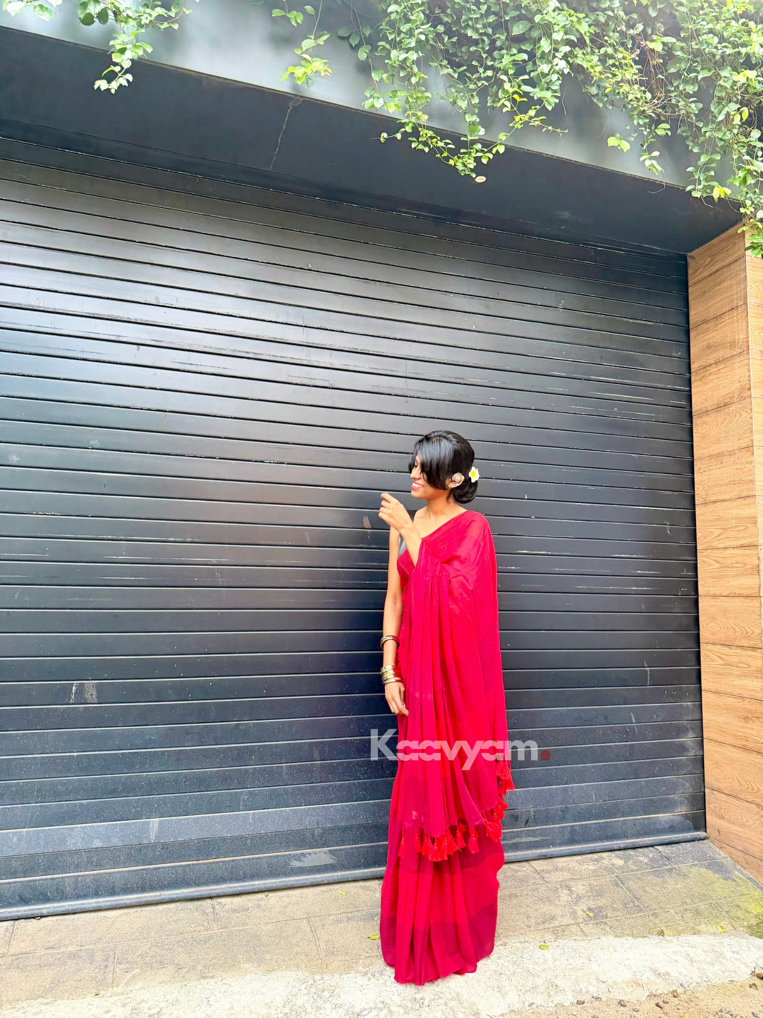 Xmas Theme Mul Cotton Saree