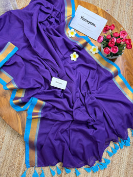 Jamun Mul Cotton Saree