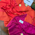 Tangerine Pink Saree