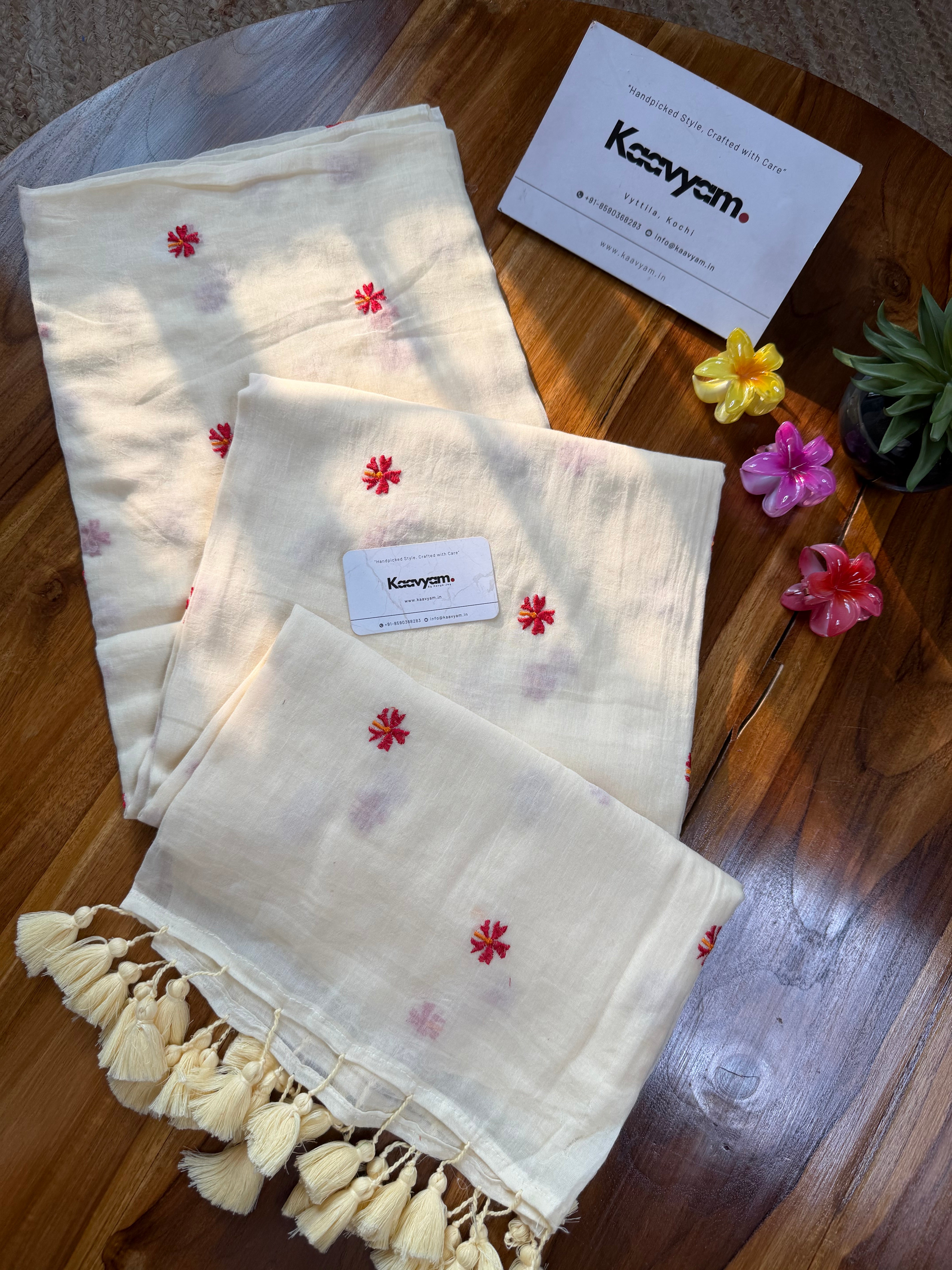Colour Pop Mallippo Mul Cotton Saree