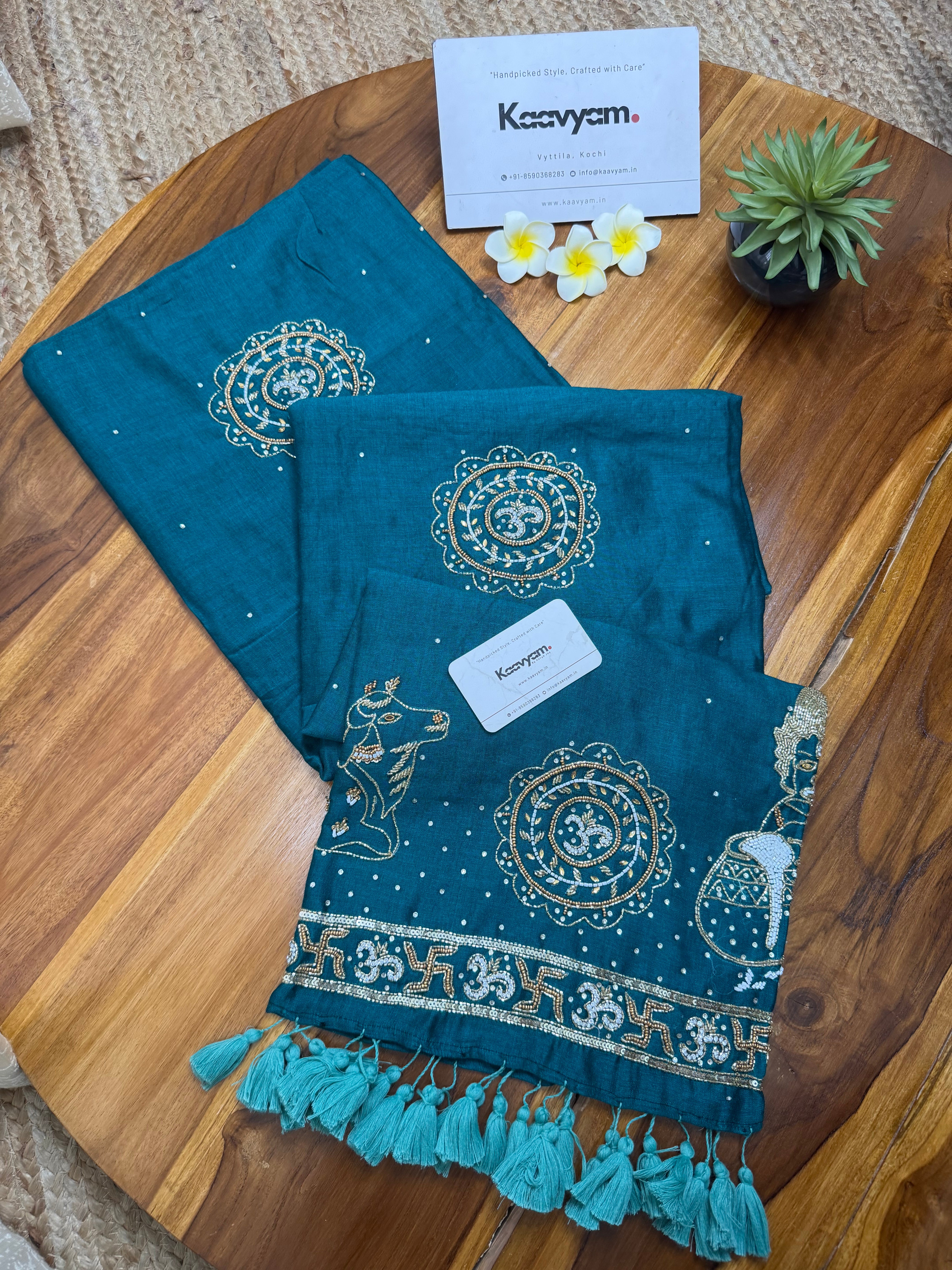 Vrindavan Handwork Saree