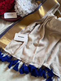 Kasav & Kara Mul Cotton Saree
