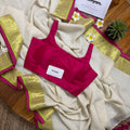 Citron Pink Kasav Saree