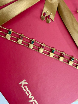Tri Layer Coin Choker