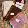 Sequins Pallu and Jari Border Mul Cotton Saree