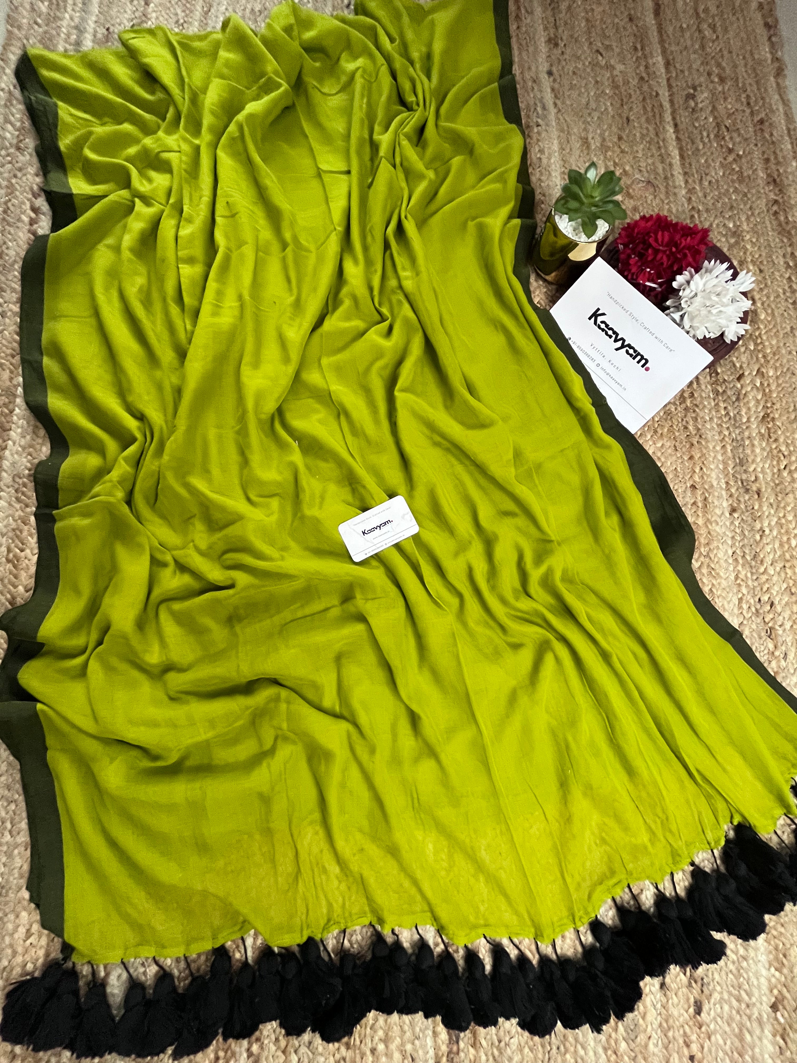 Kara Mul Cotton Saree