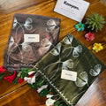 Ginkgo Handpainted Mul Cotton Saree