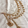 Pearl Earrings with Mattal