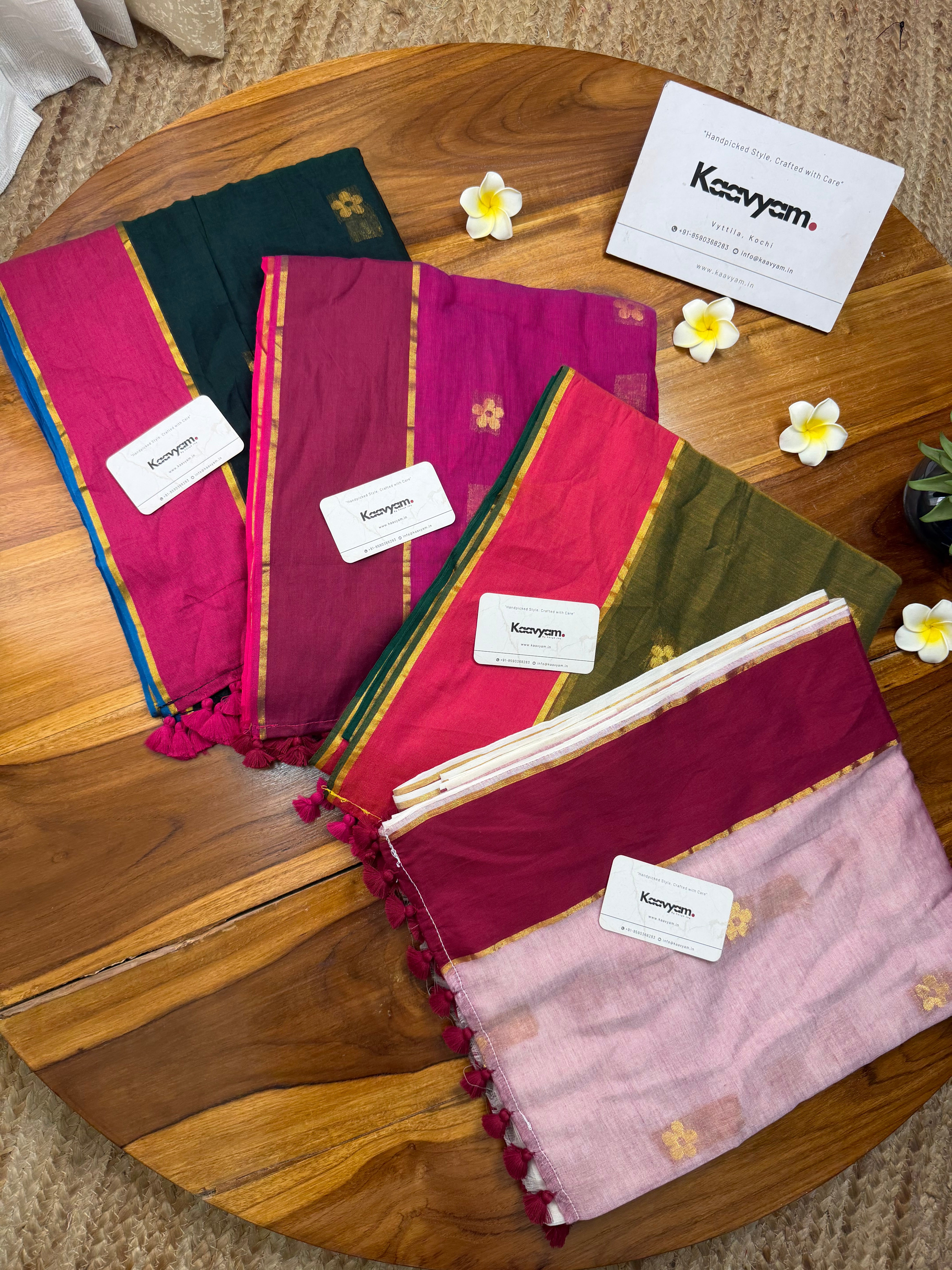 Kadambari Mul Cotton Saree