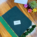 Contrast Green Saree