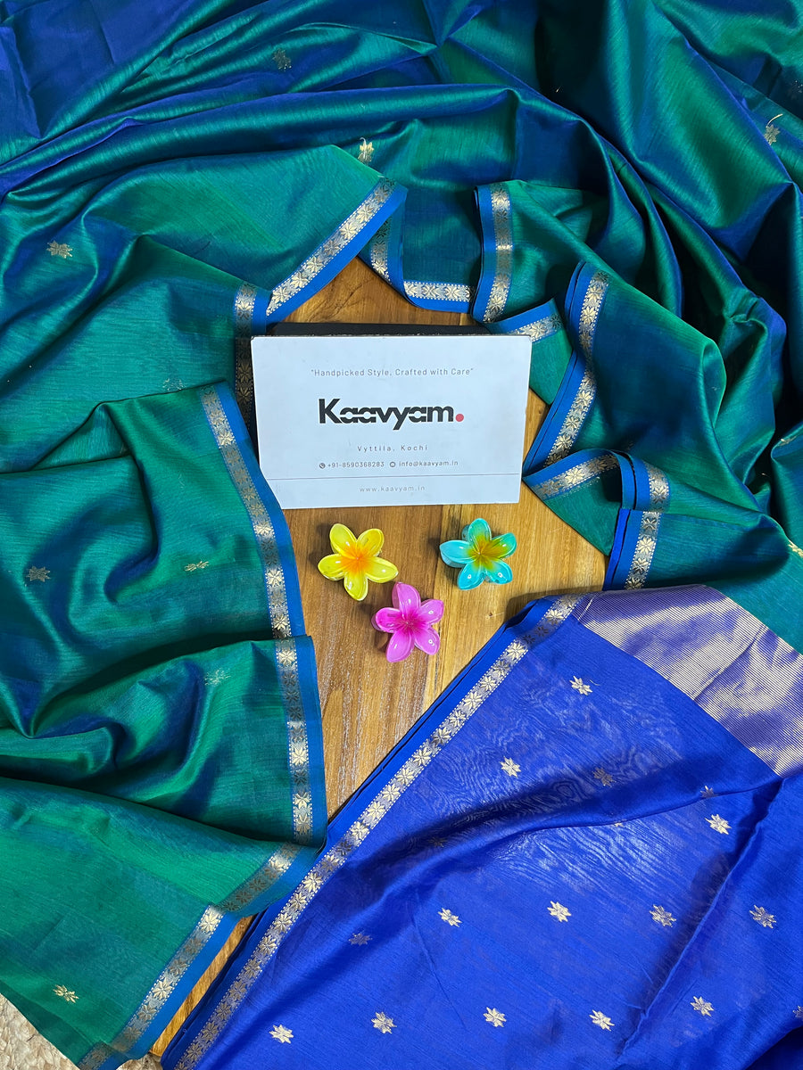 Maheswari Contrast Silk Sarees