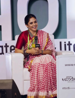 Festive Checks Mul Cotton Saree