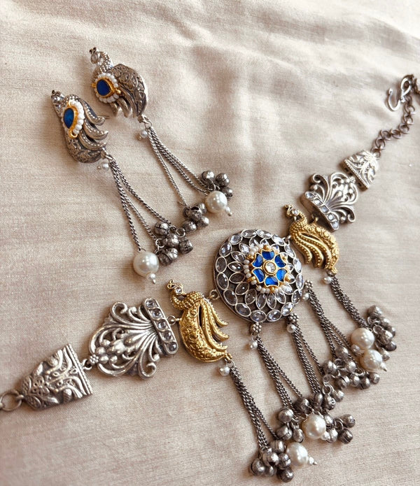 Ghungroo Hanging Duel Tone Choker