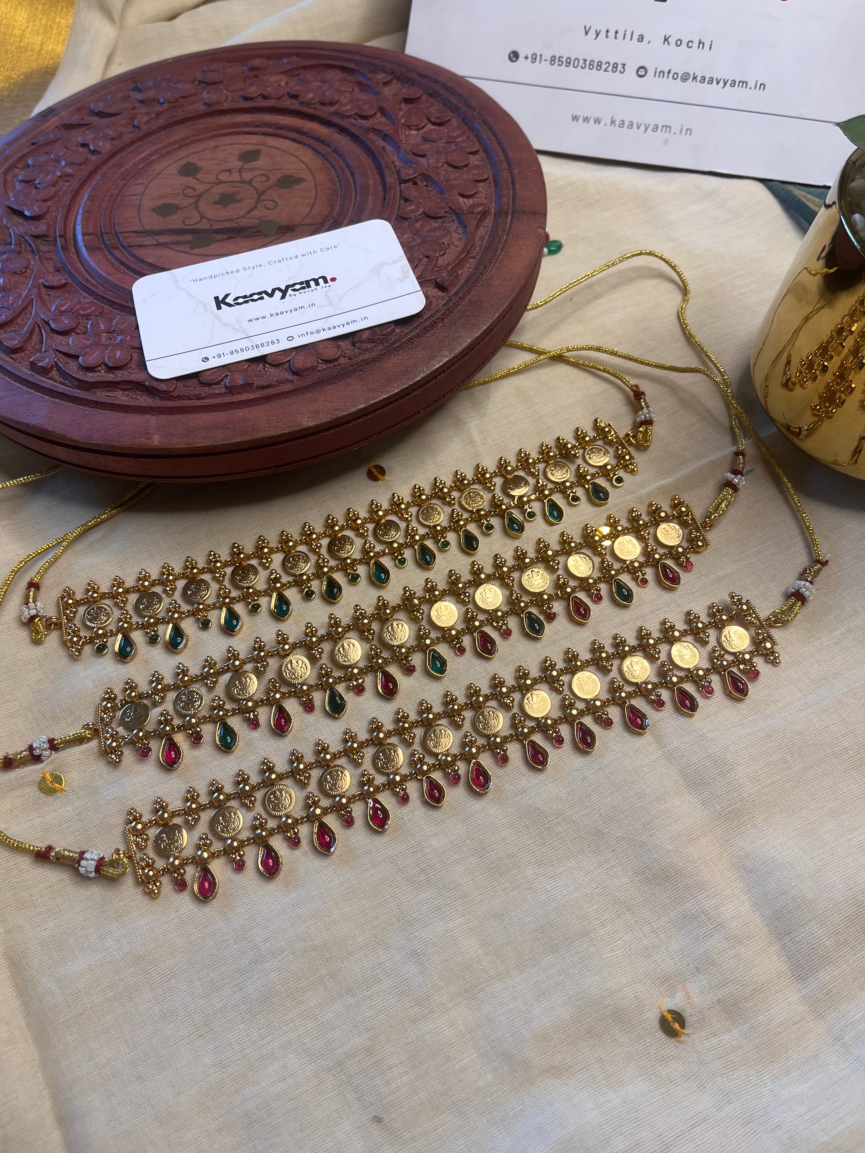 Coin Layer Choker & Earrings
