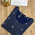 Blue Printed Kurti
