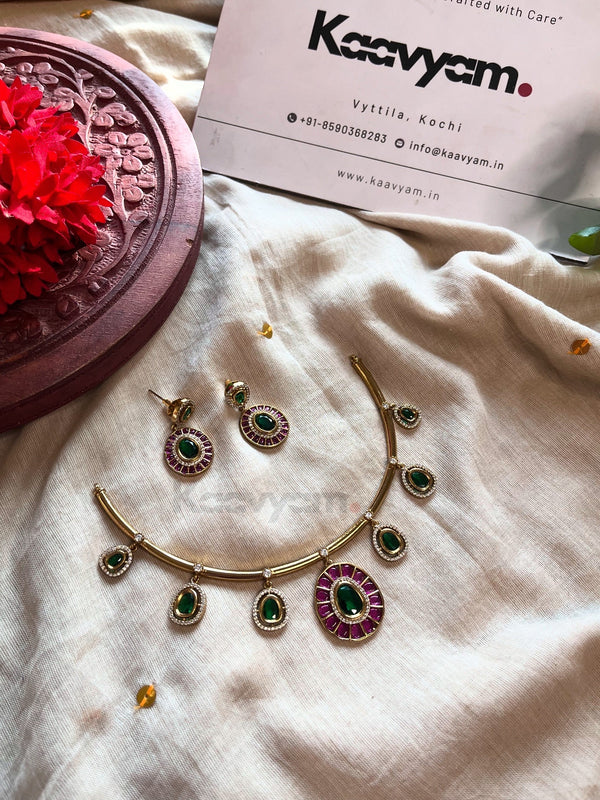 Drop Hasli & Earrings