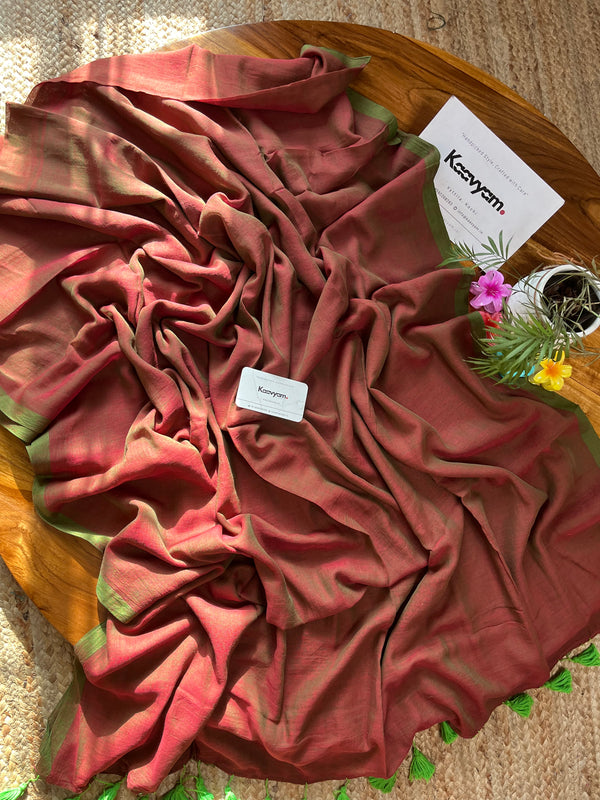 Kara Border Mul Cotton Saree