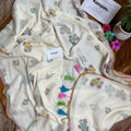 Onappoo Floral Printed Mul Cotton Saree