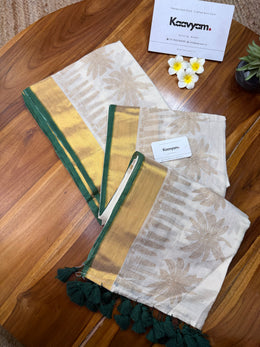 Kera Printed Mul Cotton Saree