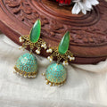 Golden Meenakari Jumka