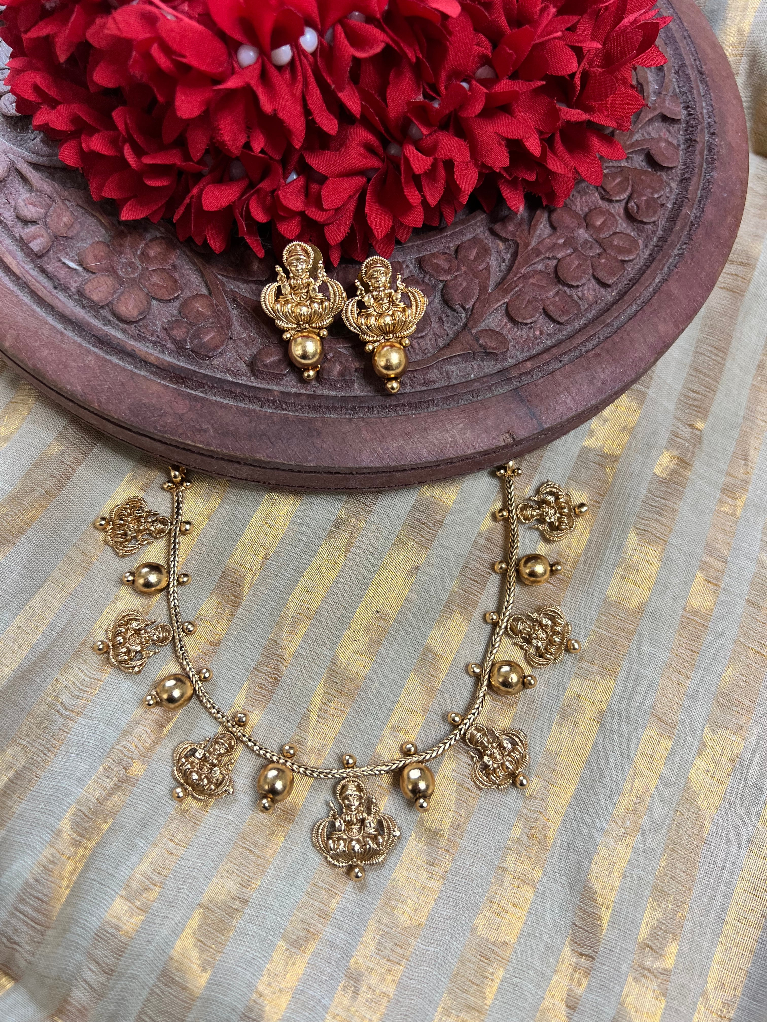 Laxmi Motif Necklace