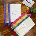 Temple Border Mul Cotton Saree - MANKA
