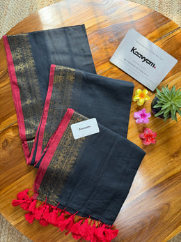 Black Mul Modal Saree