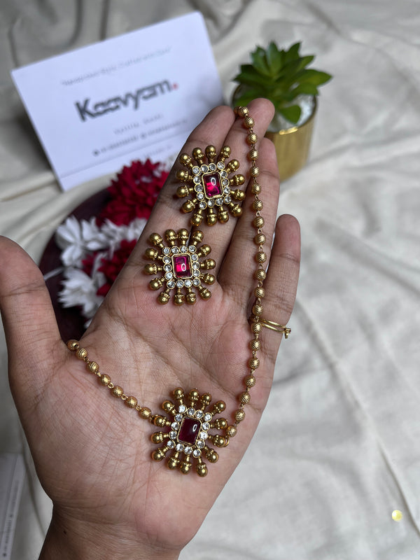 Single Layer Choker & Earrings