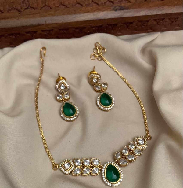 American Diamond Necklace & Earrings