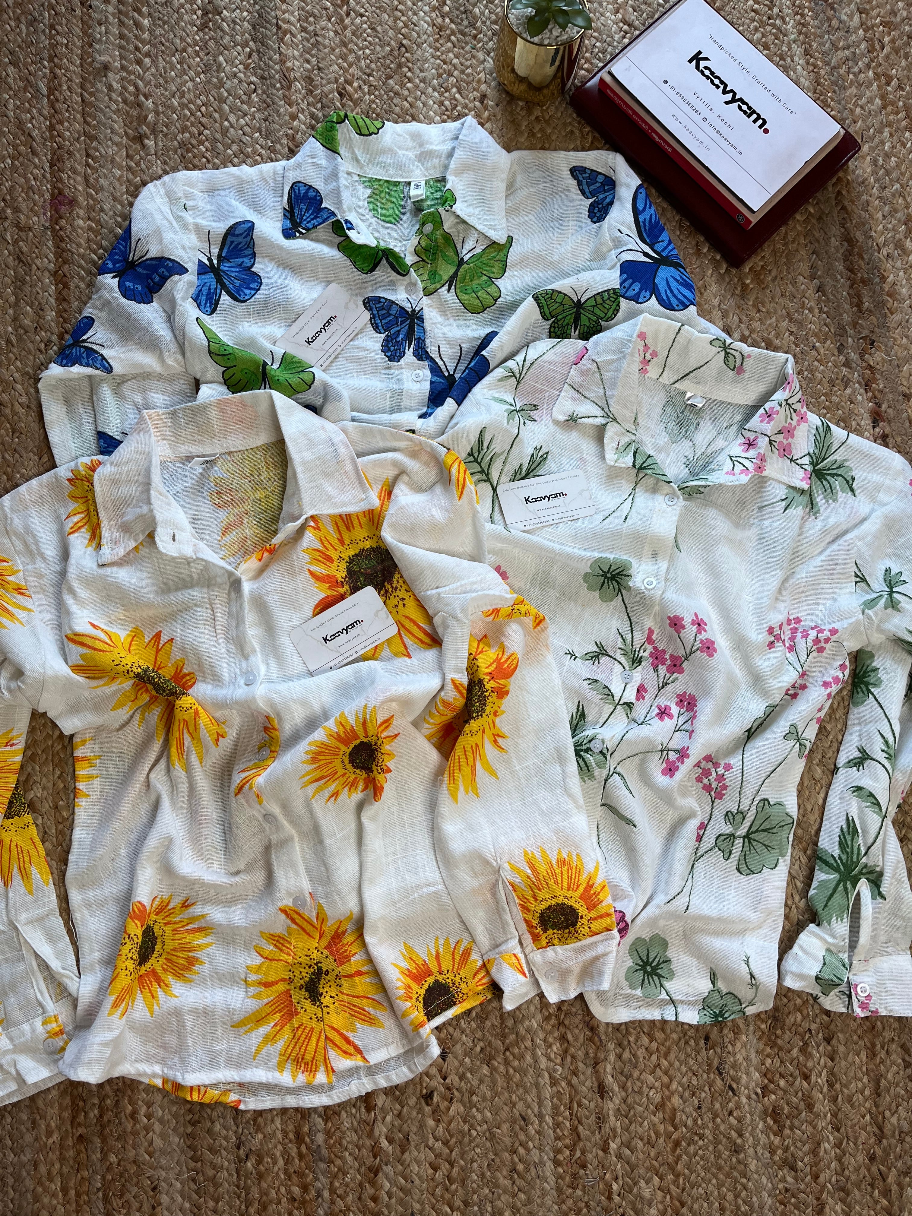 Summer Printed Cotton Shirt