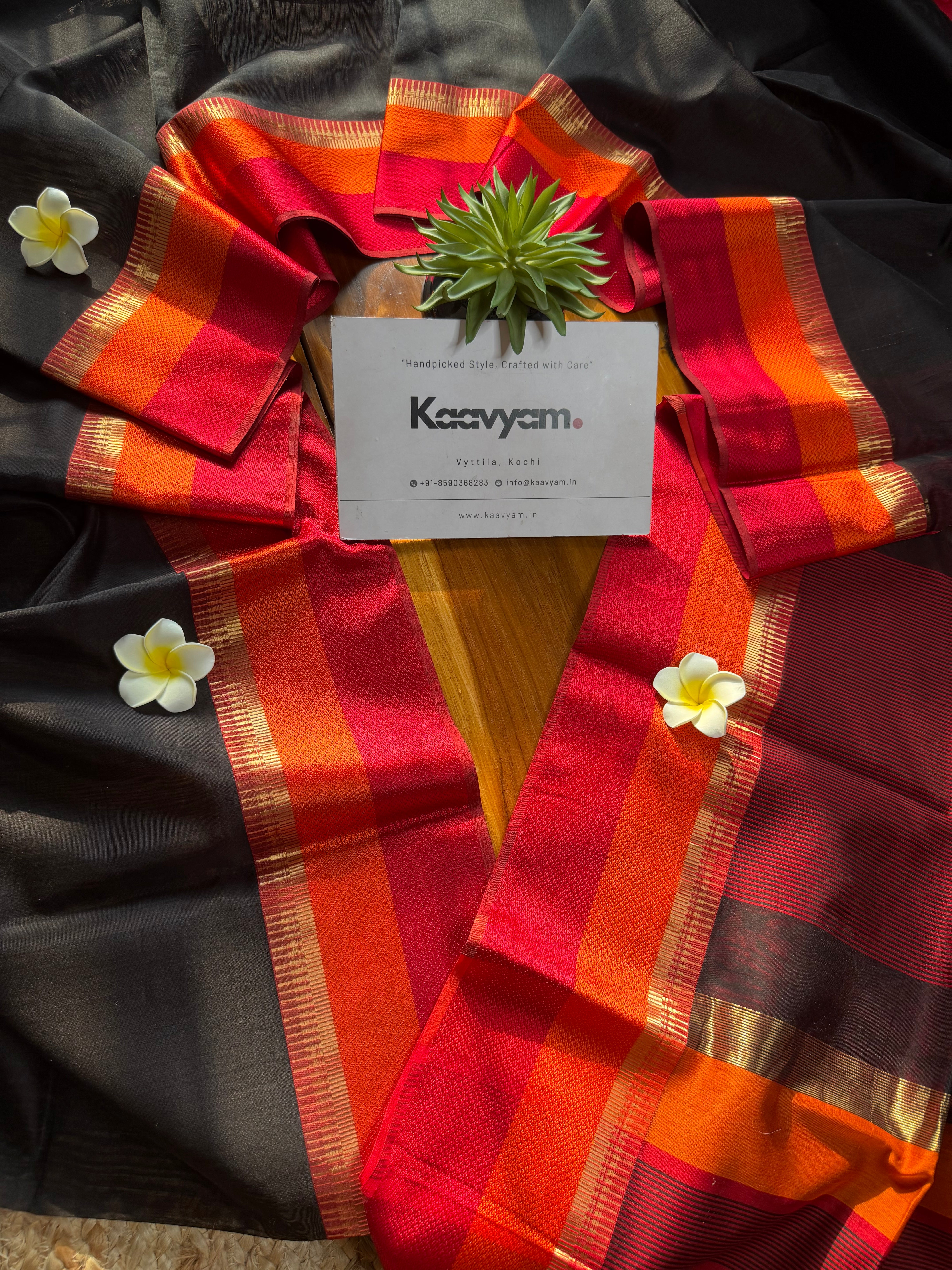 Resham Maheshwari Silk Saree