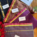 Goldy Double Border Mul Cotton Saree