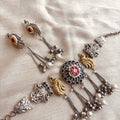 Peacock Gunguru Drop Choker