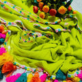 Mul Cotton Lace Saree